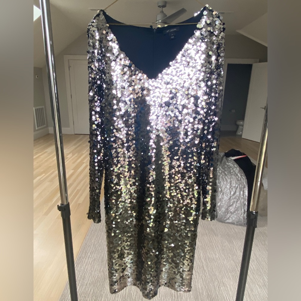 St John sequin dress